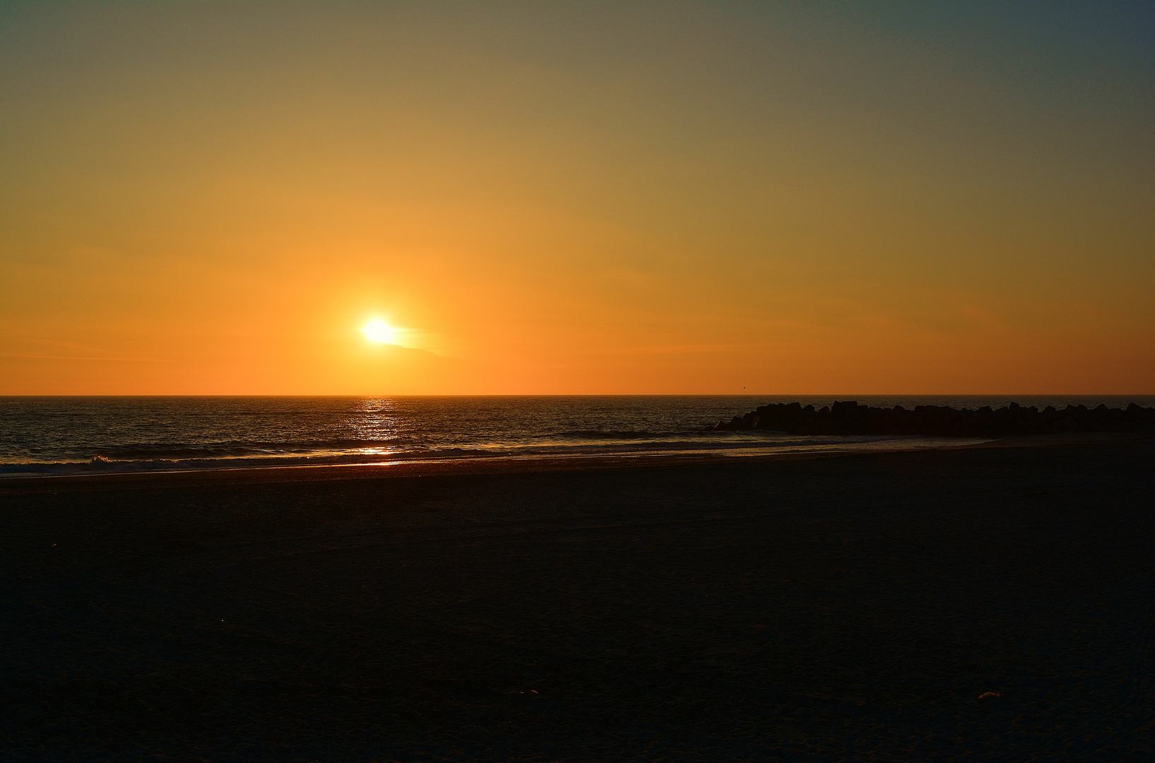 Sonnenuntergang in Dänemark