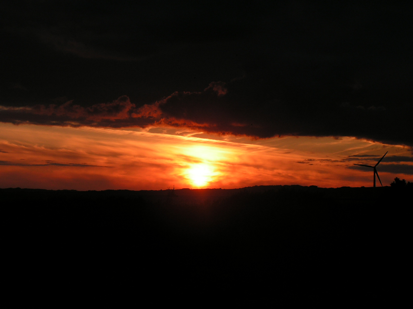 Sonnenuntergang in Dänemark