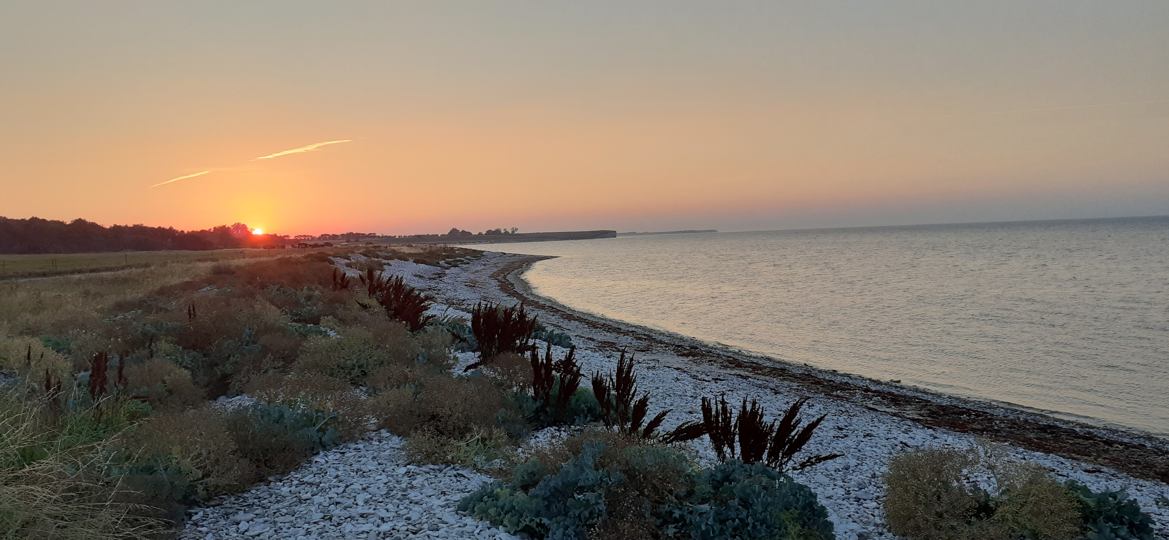 Sonnenuntergang in Dänemark 