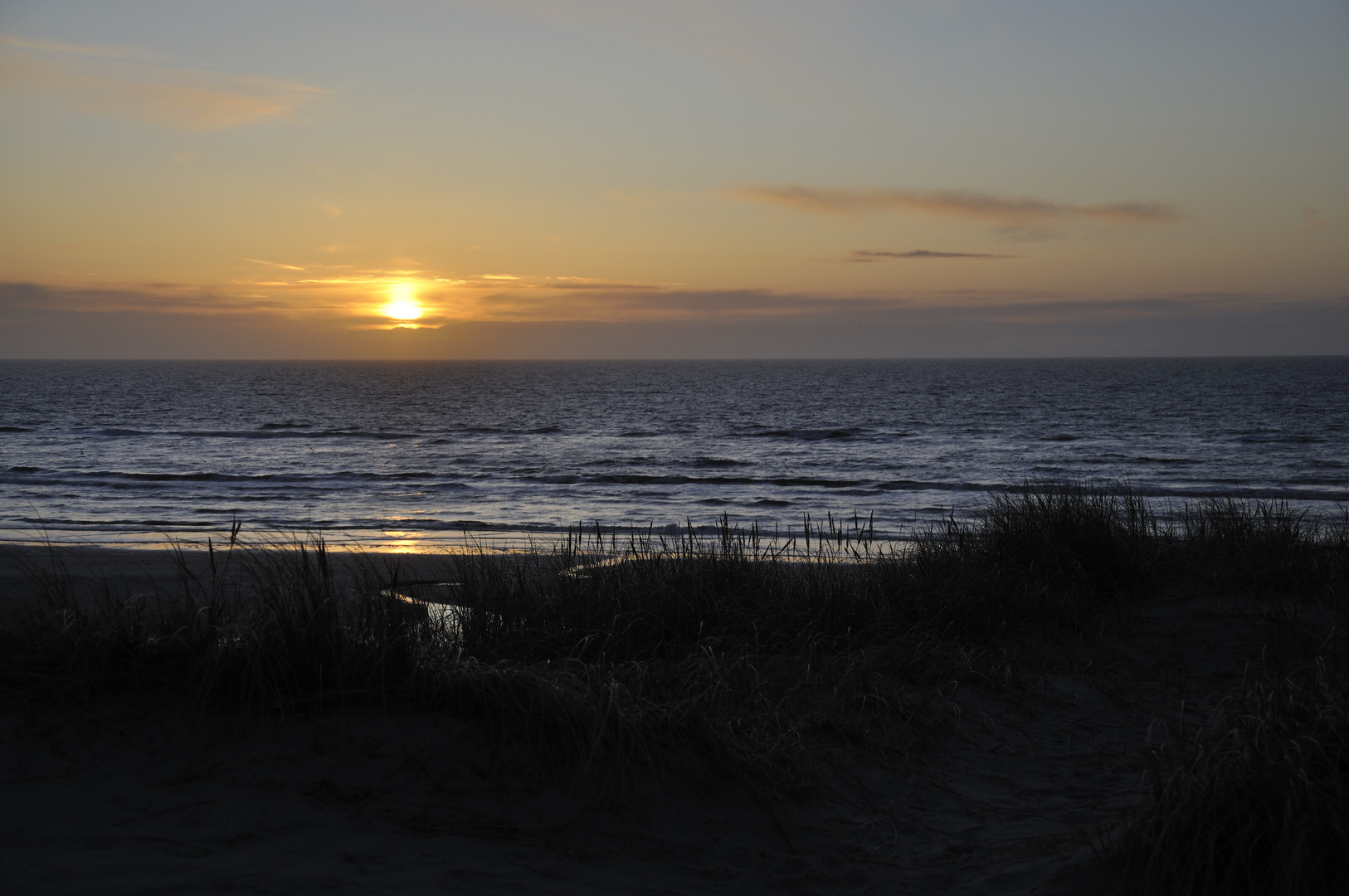 Sonnenuntergang in Dänemark