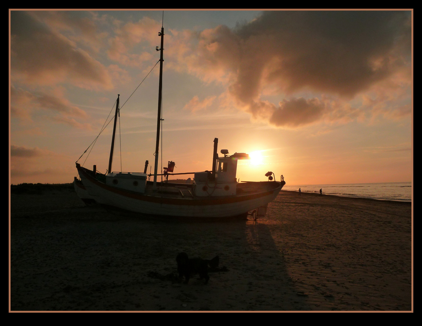 Sonnenuntergang in Dänemark