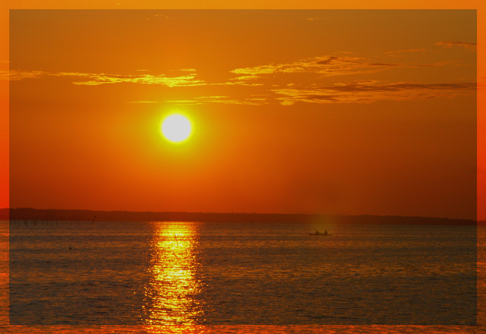 Sonnenuntergang in Dänemark