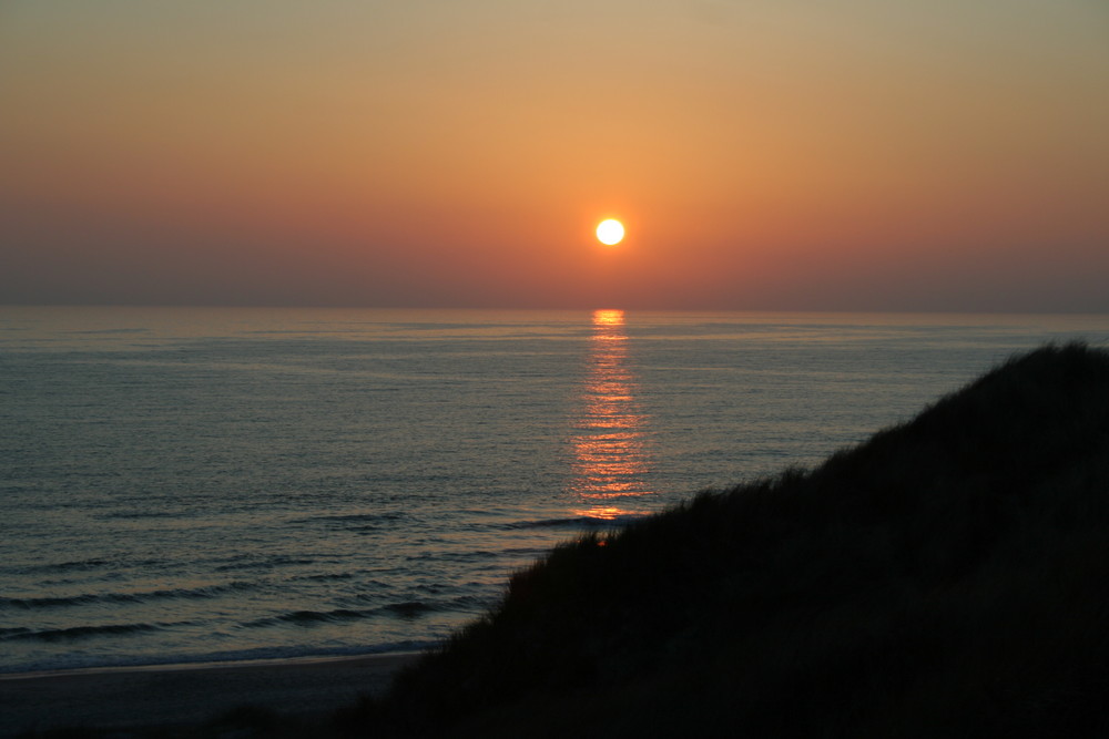 Sonnenuntergang in Dänemark