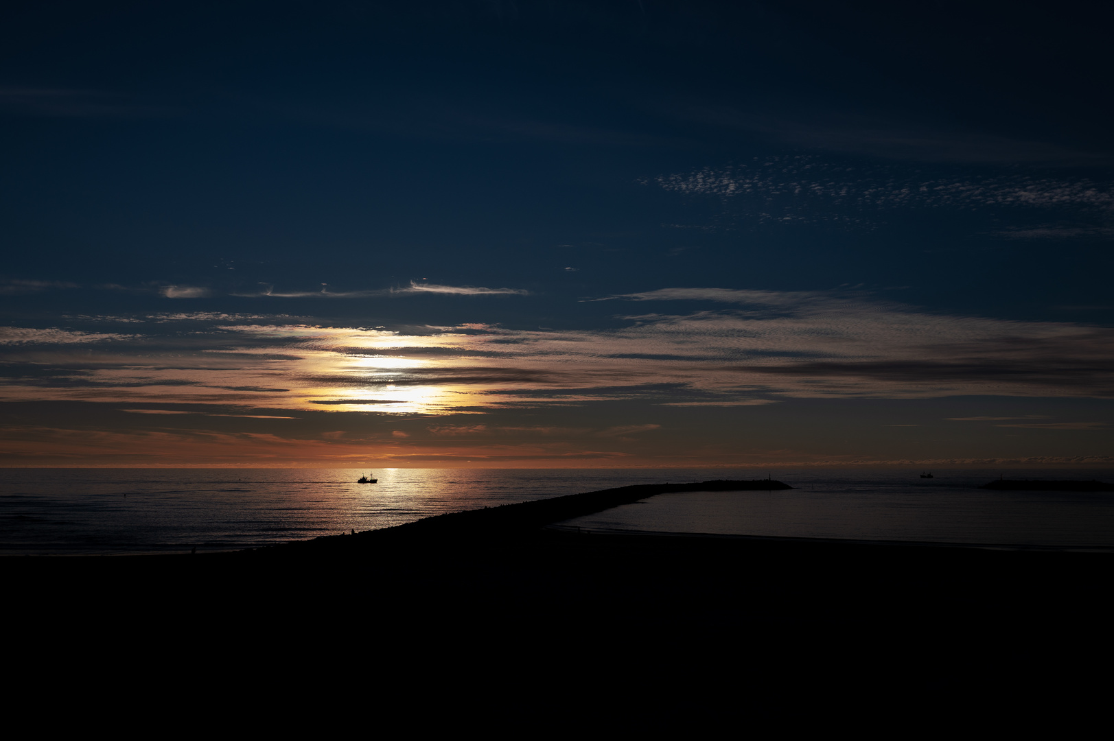 Sonnenuntergang in Dänemark