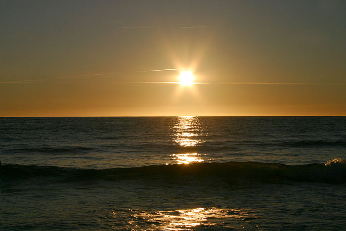 Sonnenuntergang in Dänemark