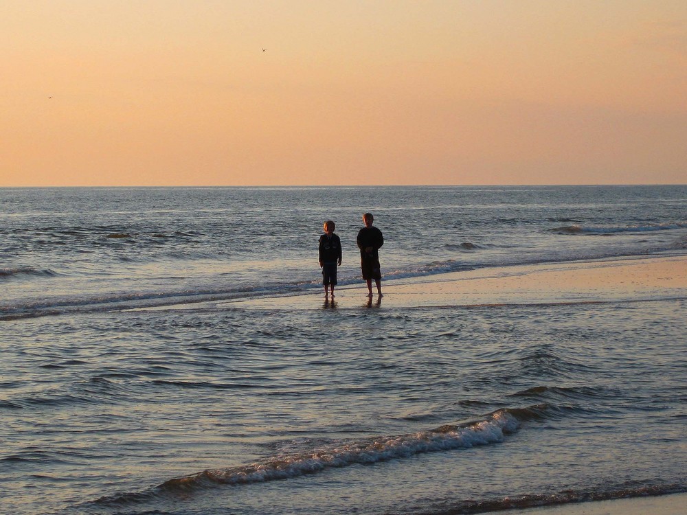 Sonnenuntergang in Dänemark / Henne Strand 2 Foto & Bild ...