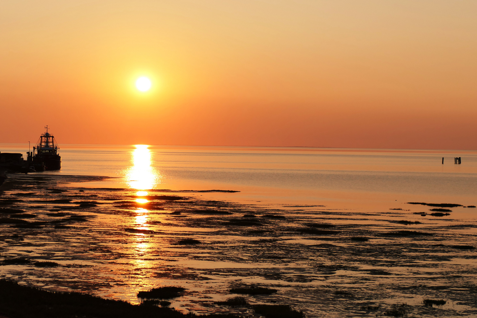 Sonnenuntergang in Dagebüll