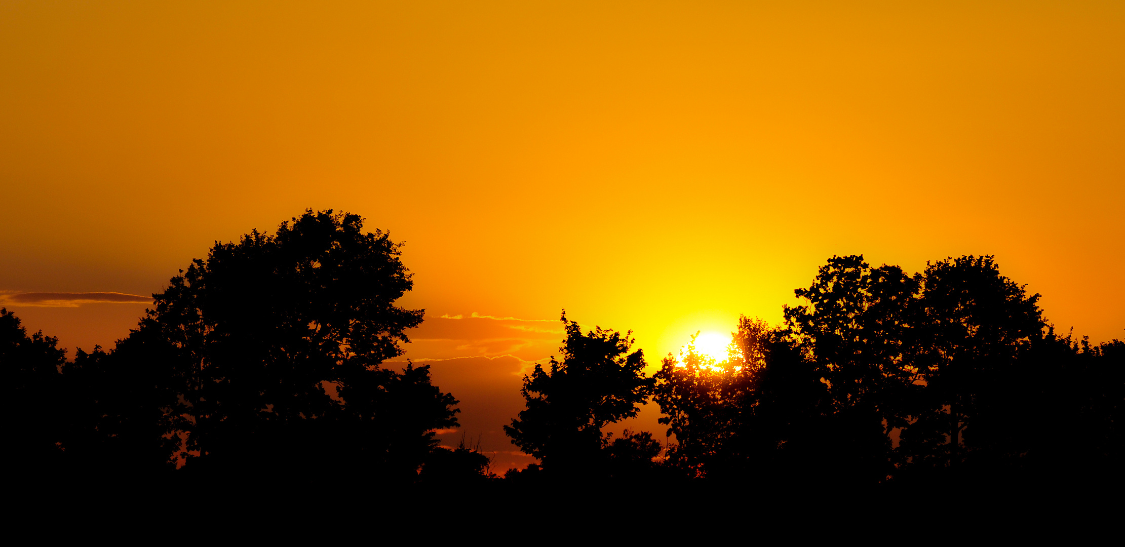 Sonnenuntergang in Dahlen