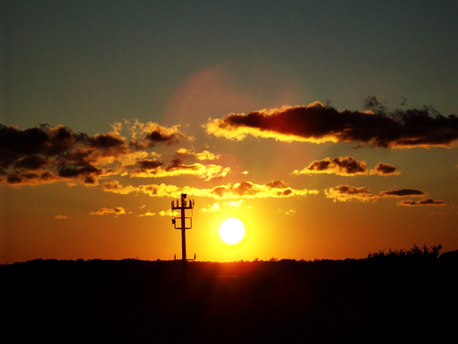 Sonnenuntergang in DAMP