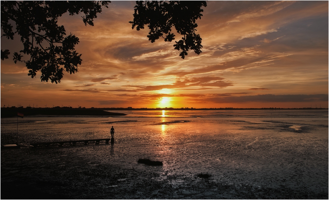 Sonnenuntergang in Dangast