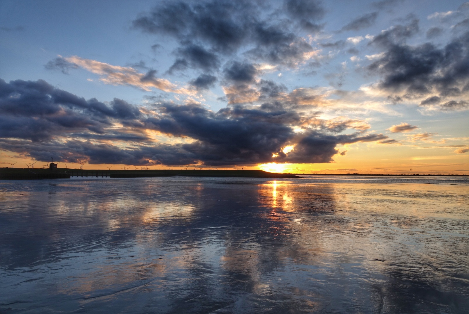 Sonnenuntergang in Dangast