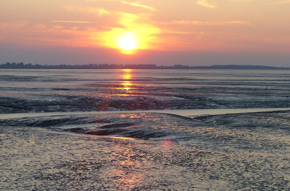 Sonnenuntergang in Dangast Foto & Bild | landschaft, meer ...