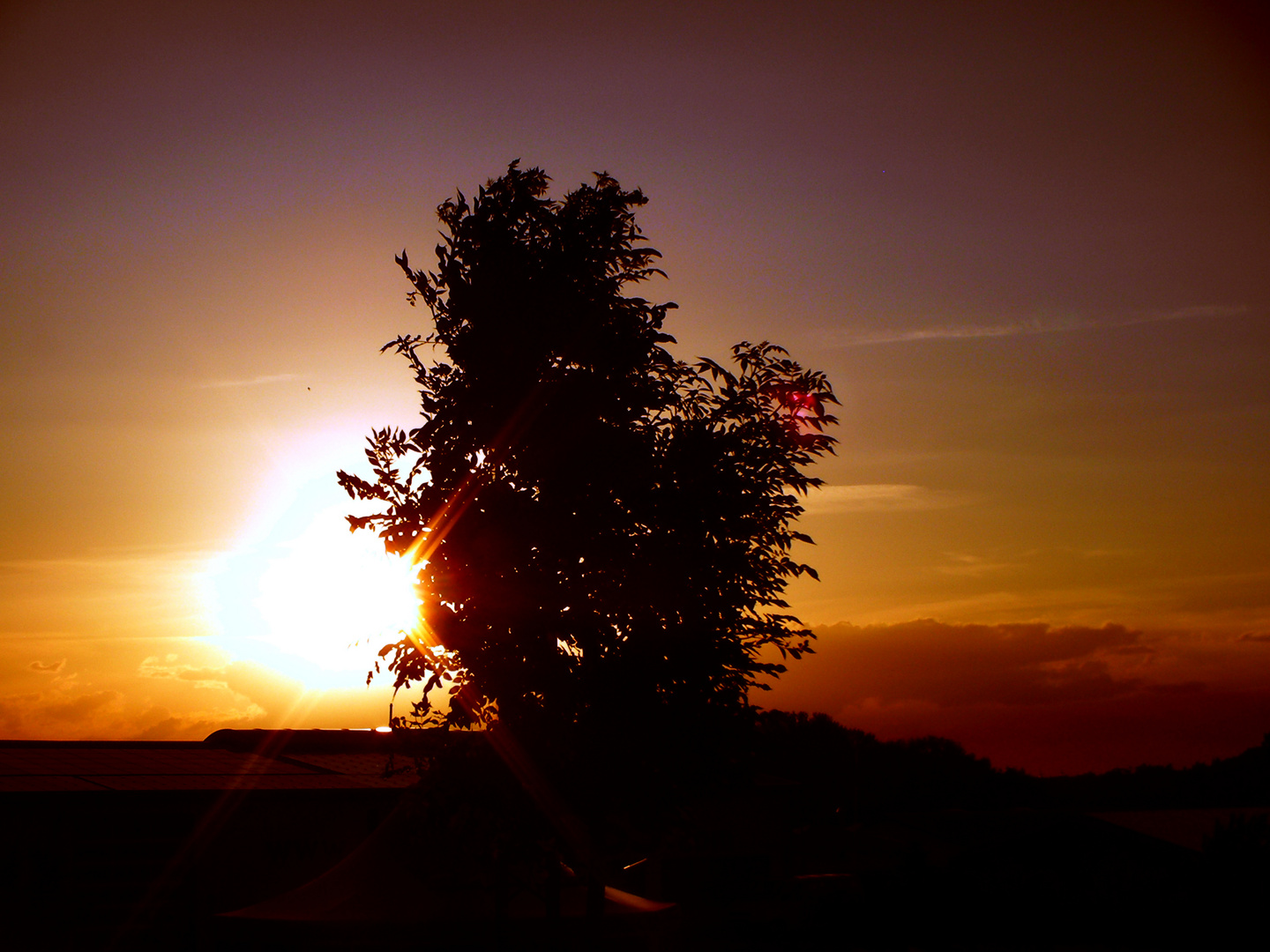 Sonnenuntergang in Darfeld 12.08.2012