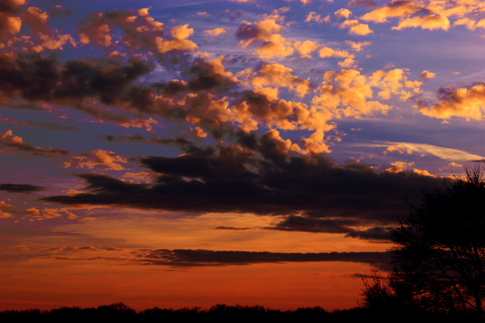 Sonnenuntergang in Darfeld am 14.04.2015 III