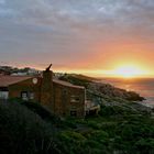 Sonnenuntergang in "De Kelders" Südafrika