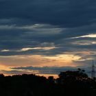 Sonnenuntergang in Delitz am Berge