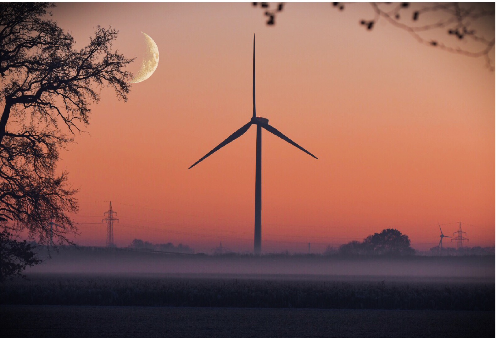 Sonnenuntergang in Delmenhorst