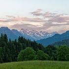 Sonnenuntergang in den Allgäuer Alpen