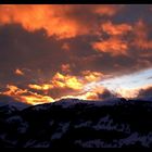 Sonnenuntergang in den Alpen