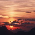 Sonnenuntergang in den Alpen