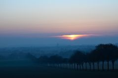 Sonnenuntergang in den Baumbergen