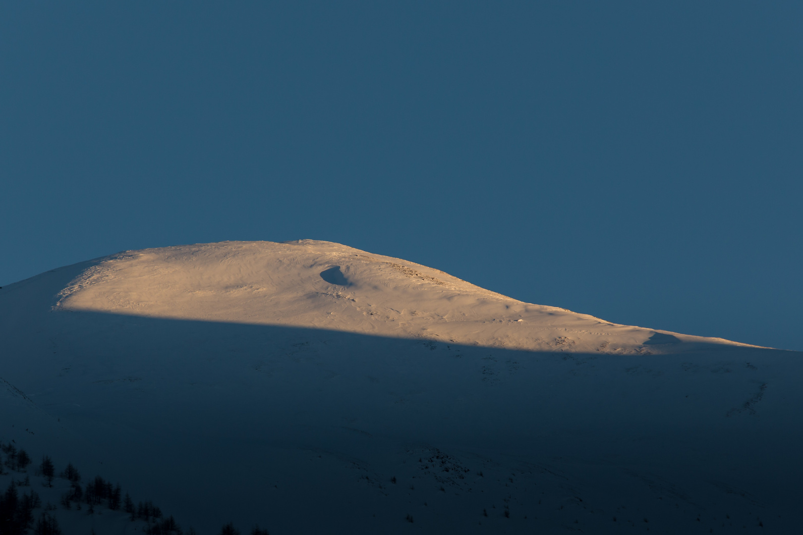 sonnenuntergang in den Bergen