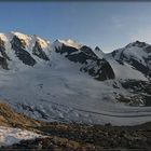 Sonnenuntergang in den Bernina Alpen