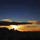 Sonnenuntergang in den Dolomiten