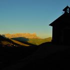 Sonnenuntergang in den Dolomiten