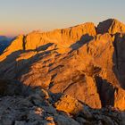 Sonnenuntergang in den Dolomiten