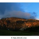 Sonnenuntergang in den Dolomiten