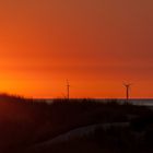 Sonnenuntergang in den Dünen