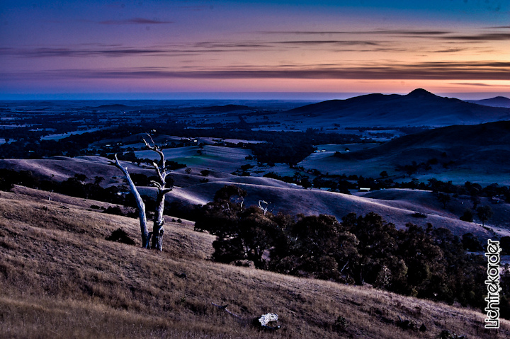 Sonnenuntergang in den Grampians