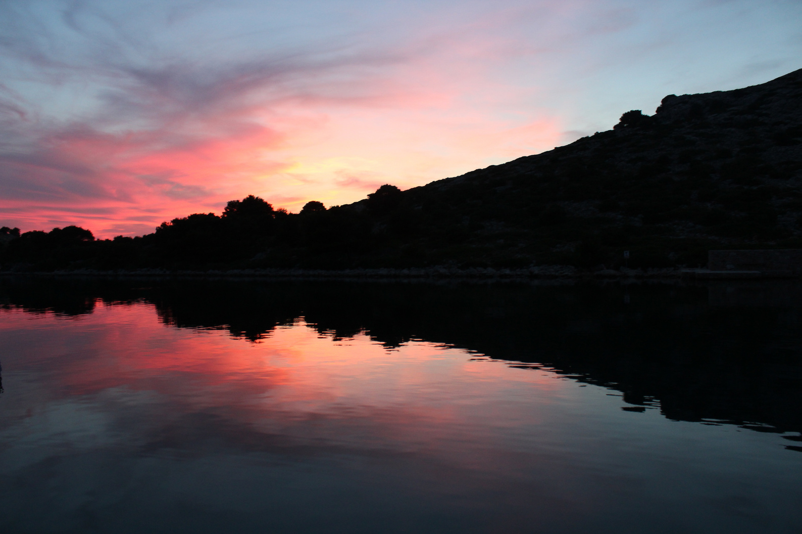 Sonnenuntergang in den Kornaten