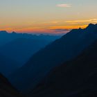Sonnenuntergang in den Lechtaler Alpen