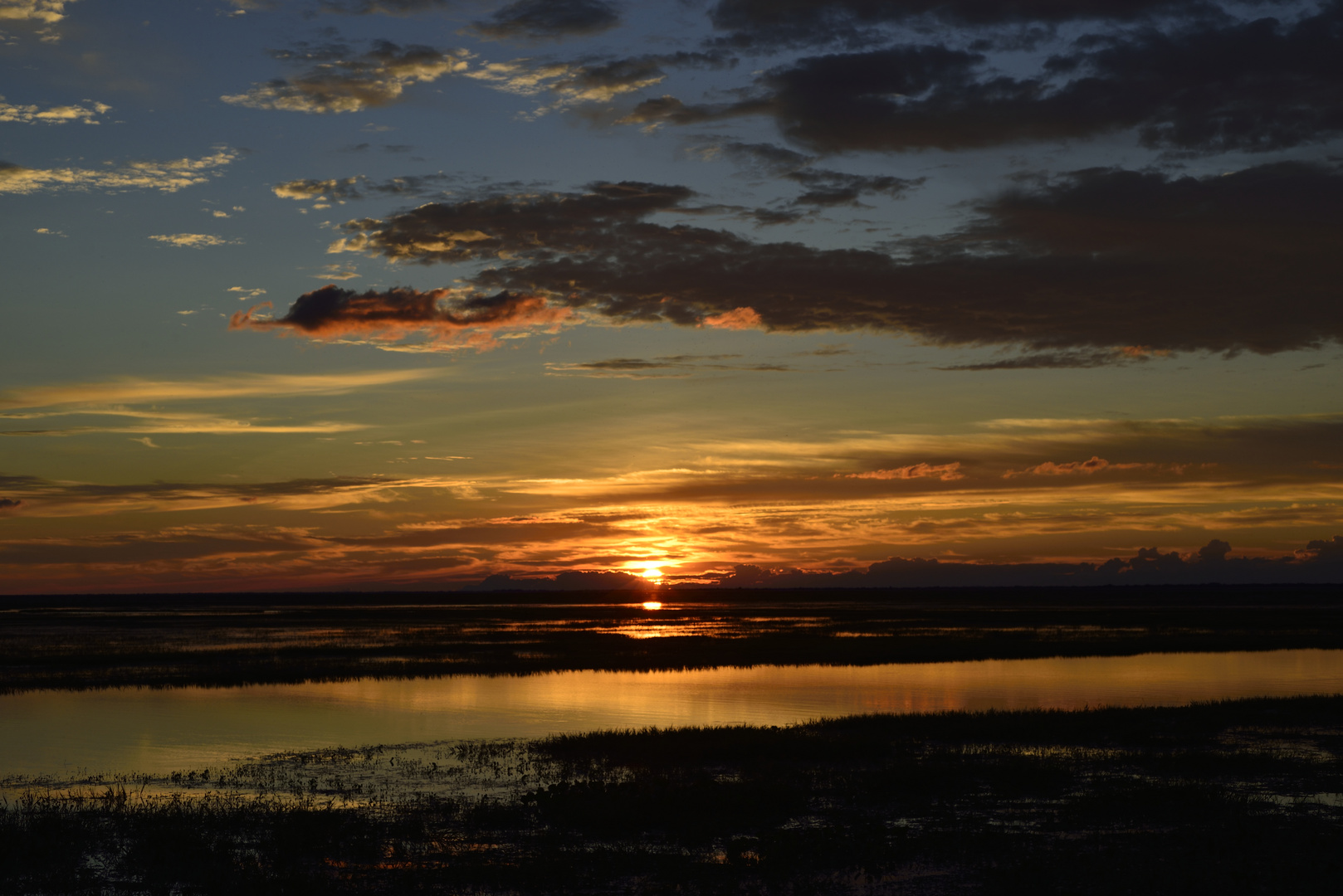 Sonnenuntergang in den lianos