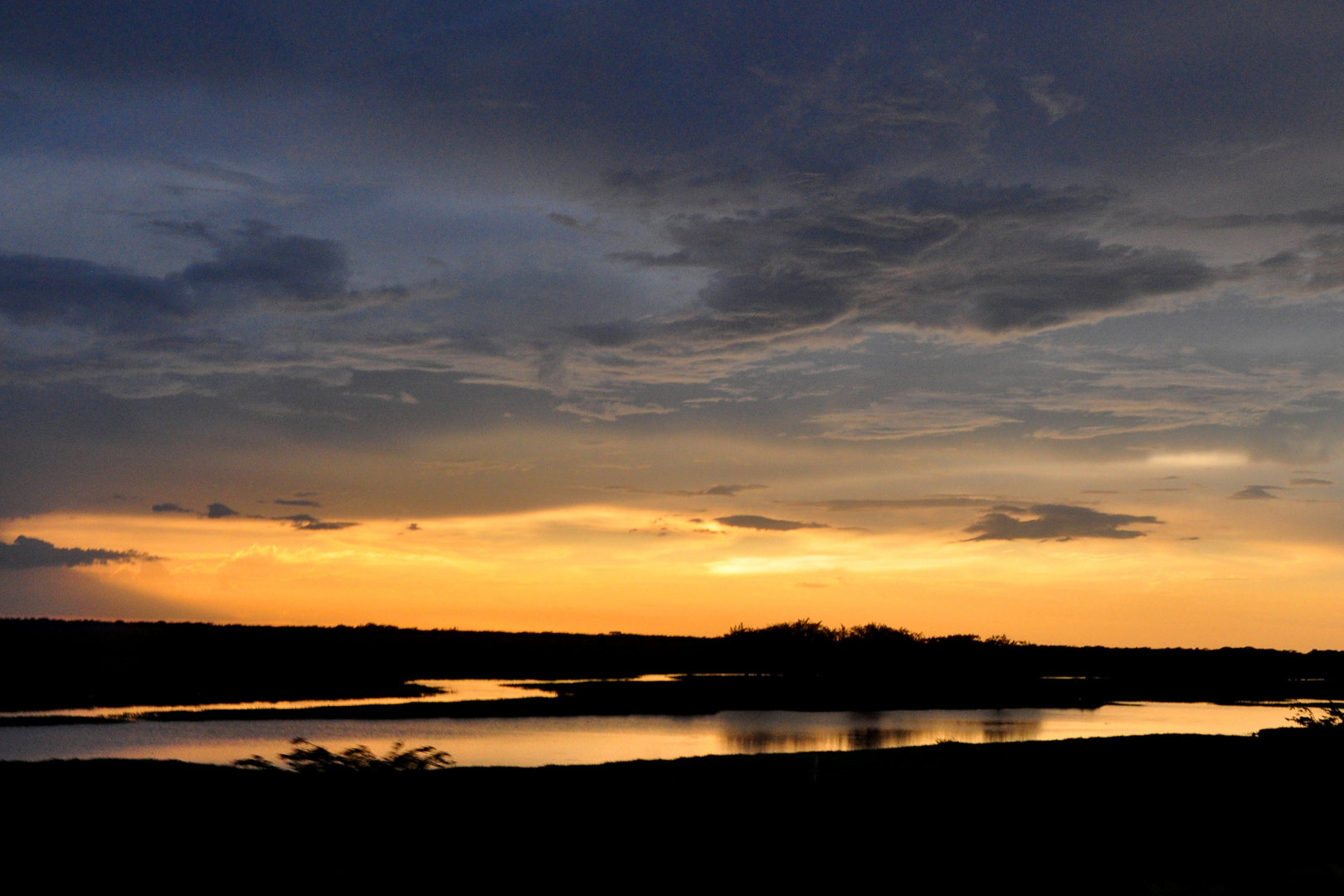 Sonnenuntergang in den Los Llanos