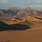 Sonnenuntergang in den Mesquite Flats Sand Dunes...