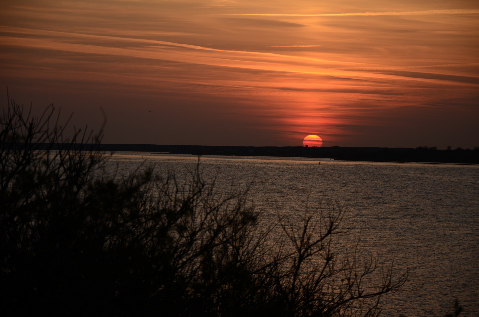 Sonnenuntergang in Den Osse