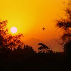 Sonnenuntergang in den Pyrenäen