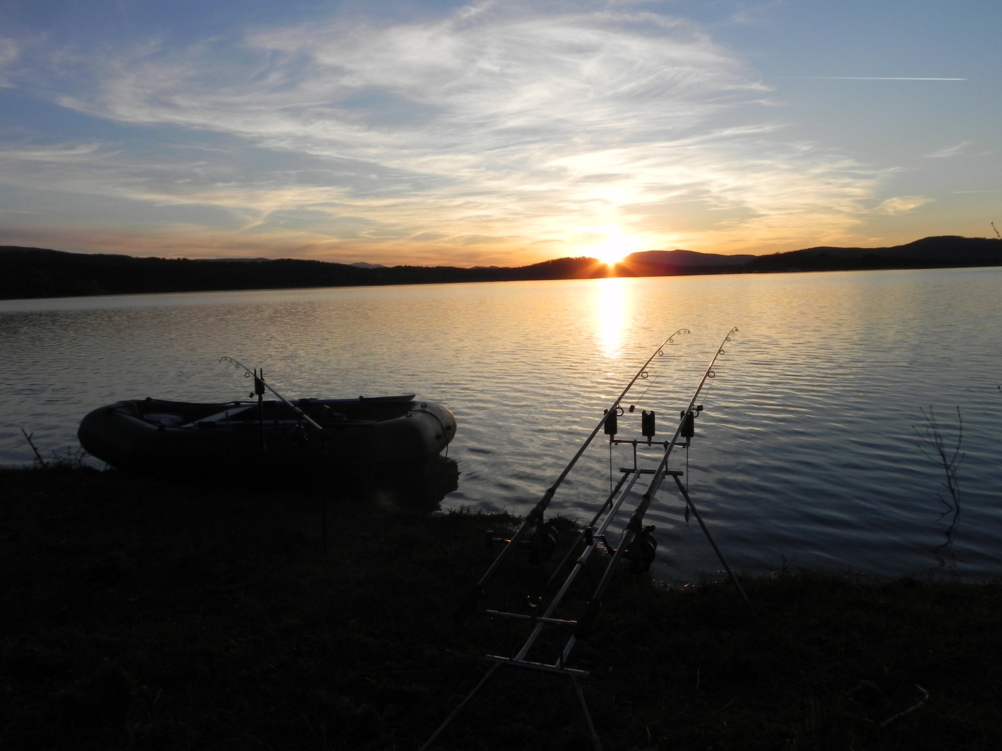 Sonnenuntergang in den Pyrenäen