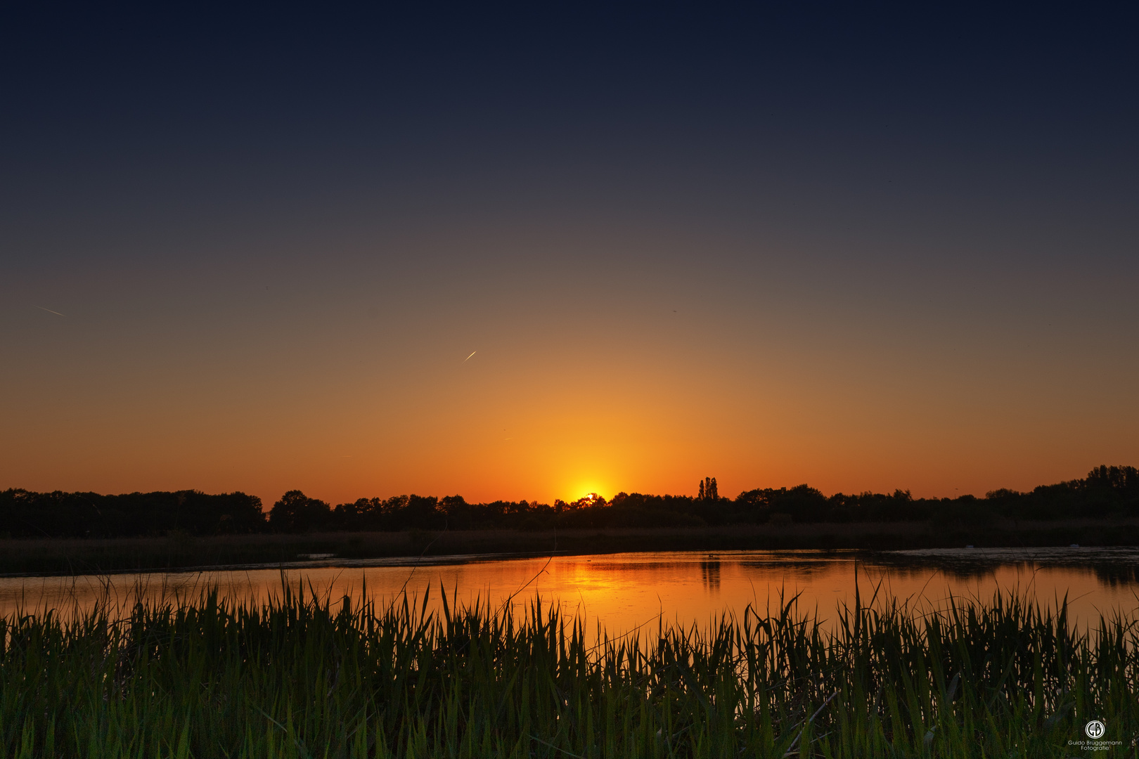 Sonnenuntergang in den Rieselfeldern Münster