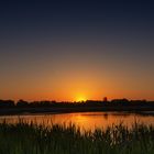 Sonnenuntergang in den Rieselfeldern Münster