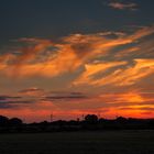 Sonnenuntergang in den Rieselfeldern Münsters