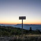 Sonnenuntergang in den Rockies