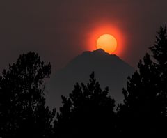 Sonnenuntergang in den Rocky Mountains