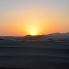 Sonnenuntergang in den Sanddünen um Huacachina
