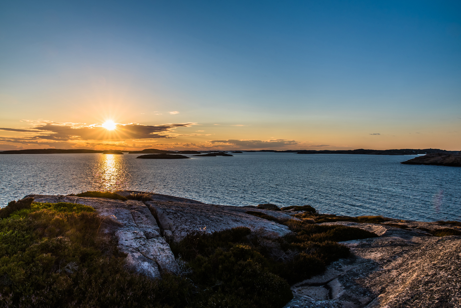 Sonnenuntergang in den Schären_I