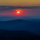 Sonnenuntergang in den Vogesen