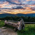 Sonnenuntergang in den Vogesen